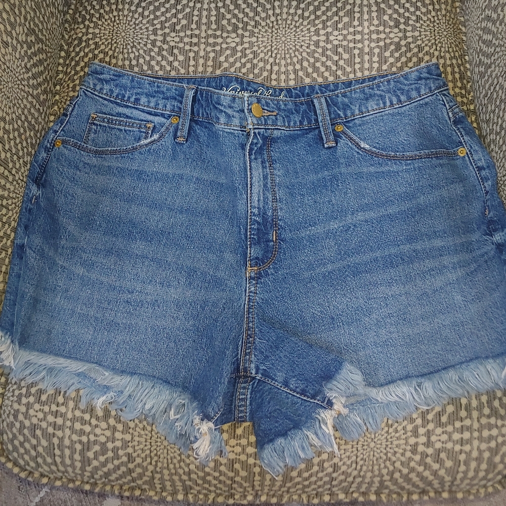Universal Thread Fringe Jean Shorts Sz 16